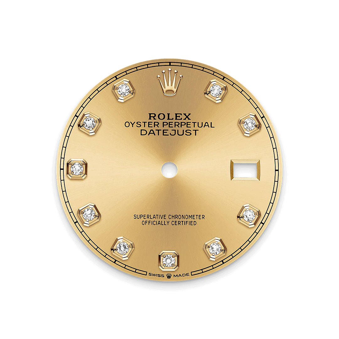 Rolex Dail Warna Champagne - Jam Tangan Swee Cheong