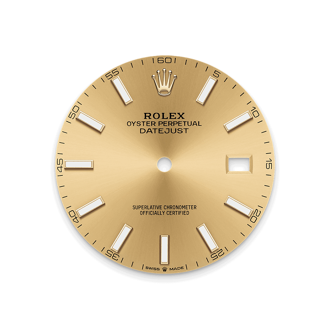 Rolex Dail Warna Champagne - Jam Tangan Swee Cheong